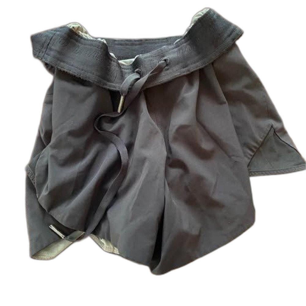 Lululemon Black/Gray Reversible Athletic Shorts